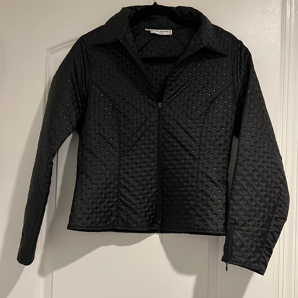 Anne Fontaine lightweight women’s jacket size 2 in black.